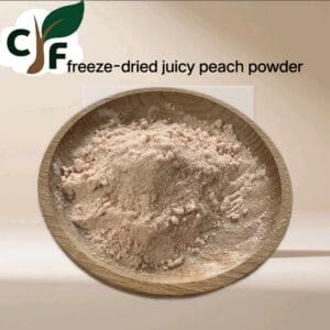 freeze-dried peach powder
